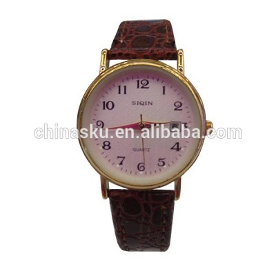 New arrived 2015 fashion man leather watch