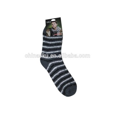 Wholesale zebra stripe man ankle sock