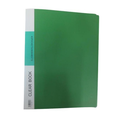 New product trendy style Folder 40 pockets A4 clear book display book fast delivery