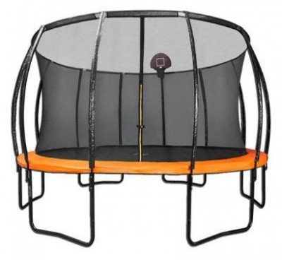 high quality Inflatable 16ft Outdoor Jump Round Trampoline with safety net 4880*850mm