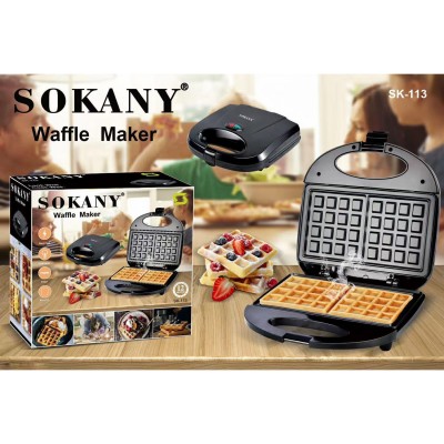 Snack Food Machine Waffle Maker Mini Steel Germany Stainless Power Surface Baking Sales Cooking Feature Stick Bread